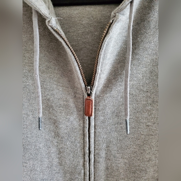 Polo Ralph Lauren Jacket Men's Hooded Full Zip Knit Long Sleeve Large Blue tag - Picture 8 of 12